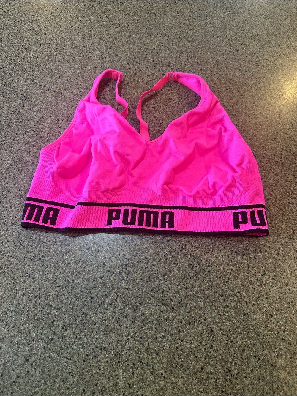 PUMA Neon Pink Sports Bra